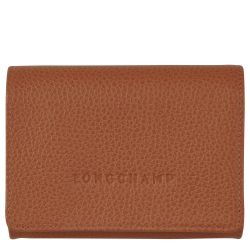 Porte Monnaie Le Foulonné en Cuir - Longchamp