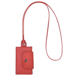 Portes Cartes avec Cordon Le Pliage Cuir - Longchamp