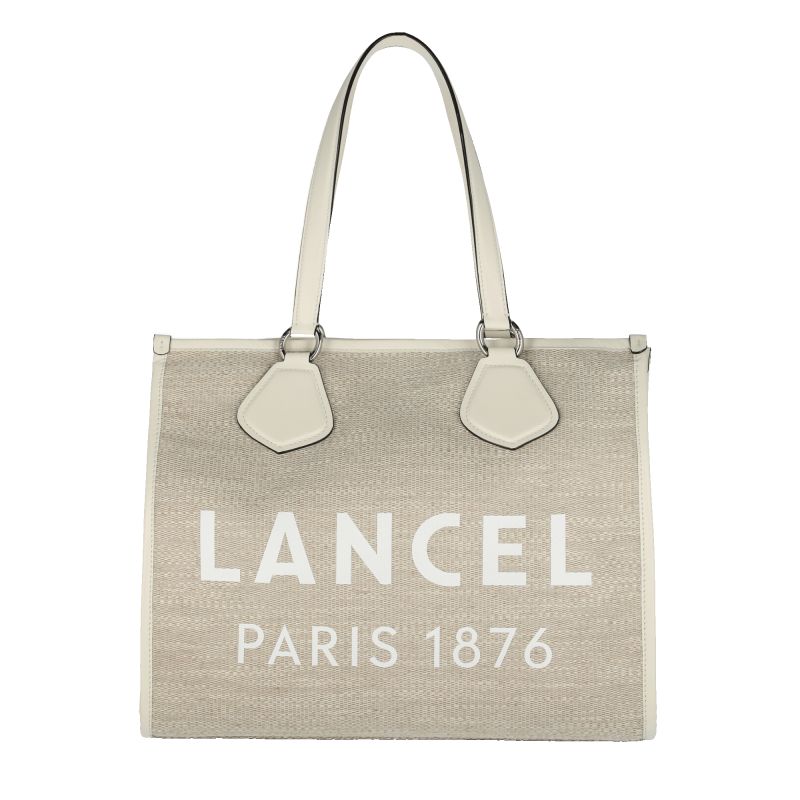 Grand Sac Cabas d'Eté L en Toile de Jute - Lancel