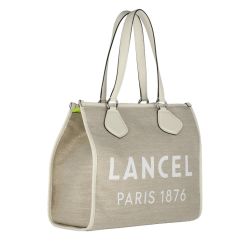 Grand Sac Cabas d'Eté L en Toile de Jute - Lancel