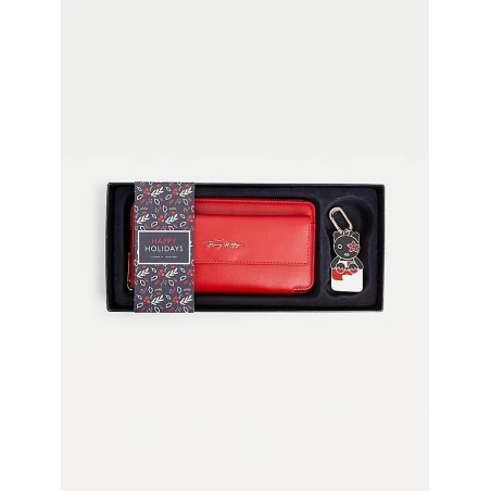 Coffret Iconic Porte-Clés + Portefeuille en Synthétique - Tommy Hilfiger