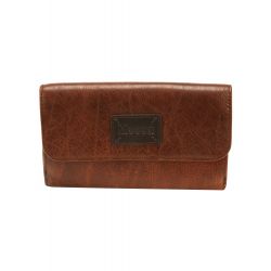 Portefeuille Dos à Dos Marie en Cuir - Mocca