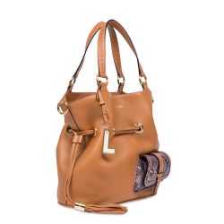 Sac Seau M Premier Flirt en Cuir Finition Python - Lancel