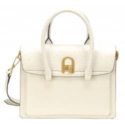 Sac à main Naomi cuir façon autruche
