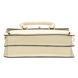 Sac à main Romy cuir façon croco