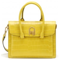 Sac à main Romy cuir façon croco