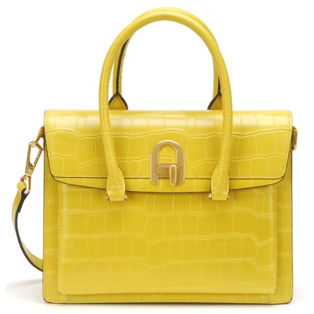 Sac à main Romy cuir façon croco