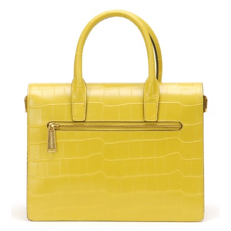 Sac à main Romy cuir façon croco