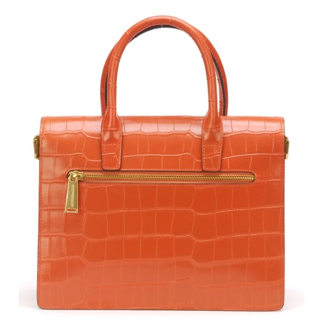 Sac à main Romy cuir façon croco