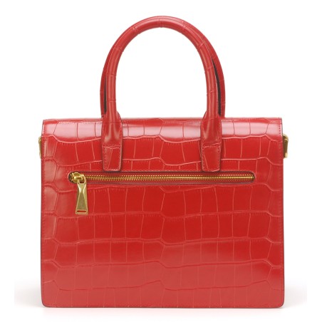 Sac à main Romy cuir façon croco