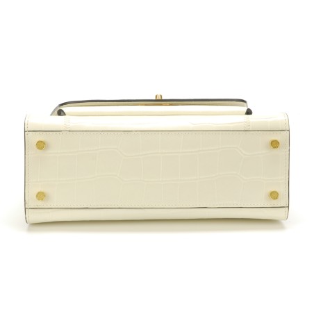 Sac à main Romy cuir façon croco