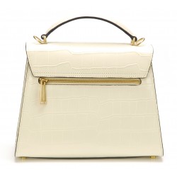 Sac à main Romy cuir façon croco