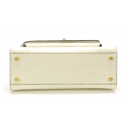 Sac à main Romy cuir façon croco