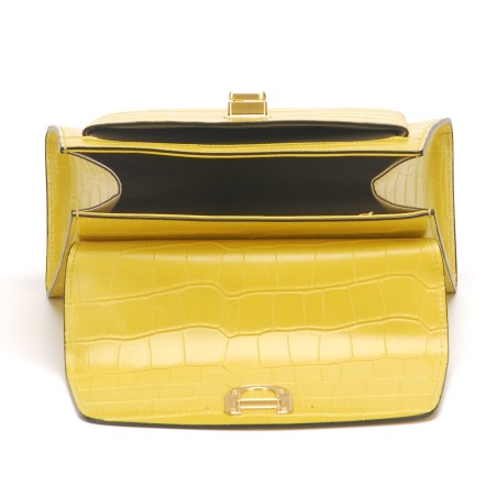 Sac à main Romy cuir façon croco
