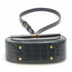 Sac bandoulière Romy cuir façon croco
