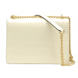 Sac bandoulière Romy cuir façon croco