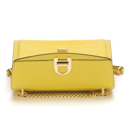 Sac bandoulière Romy cuir façon croco