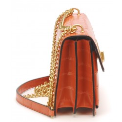 Sac bandoulière Romy cuir façon croco