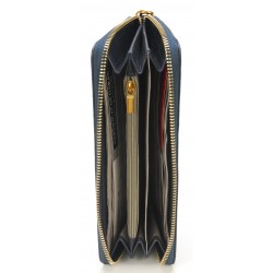 Portefeuille Romy cuir façon croco