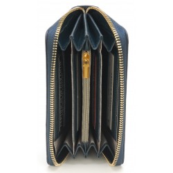Porte monnaie Romy Cuir façon croco