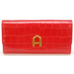 Portefeuille Romy cuir façon croco