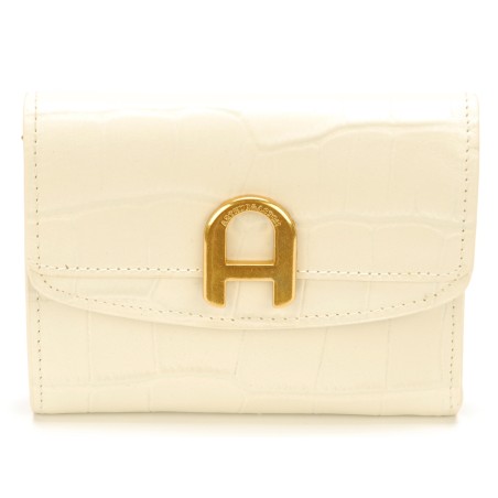 Portefeuille Romy cuir façon croco