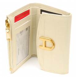 Portefeuille Romy cuir façon croco