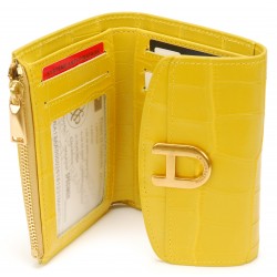 Portefeuille Romy cuir façon croco