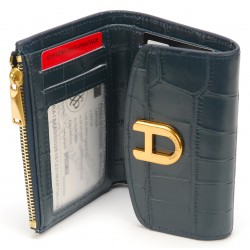 Portefeuille Romy cuir façon croco