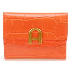 Portefeuille Romy cuir façon croco