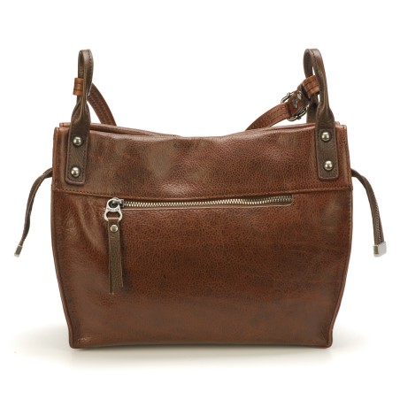 Sac travers cuir vachette Marie - M39-13