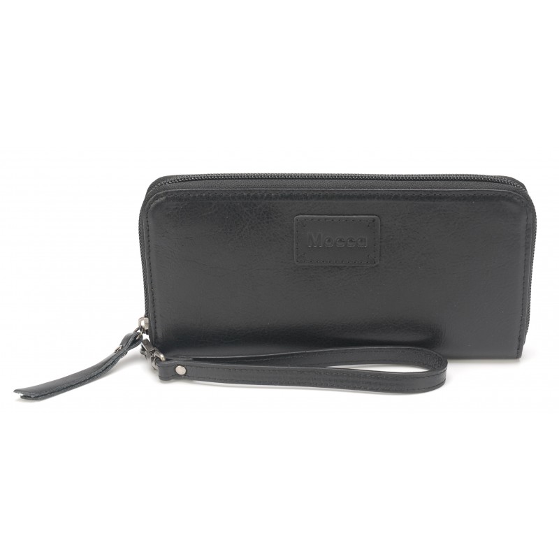 Compagnon zippée cuir vachette Marie - M39-189 Compagnon zippée cuir vachette Marie - M39-189