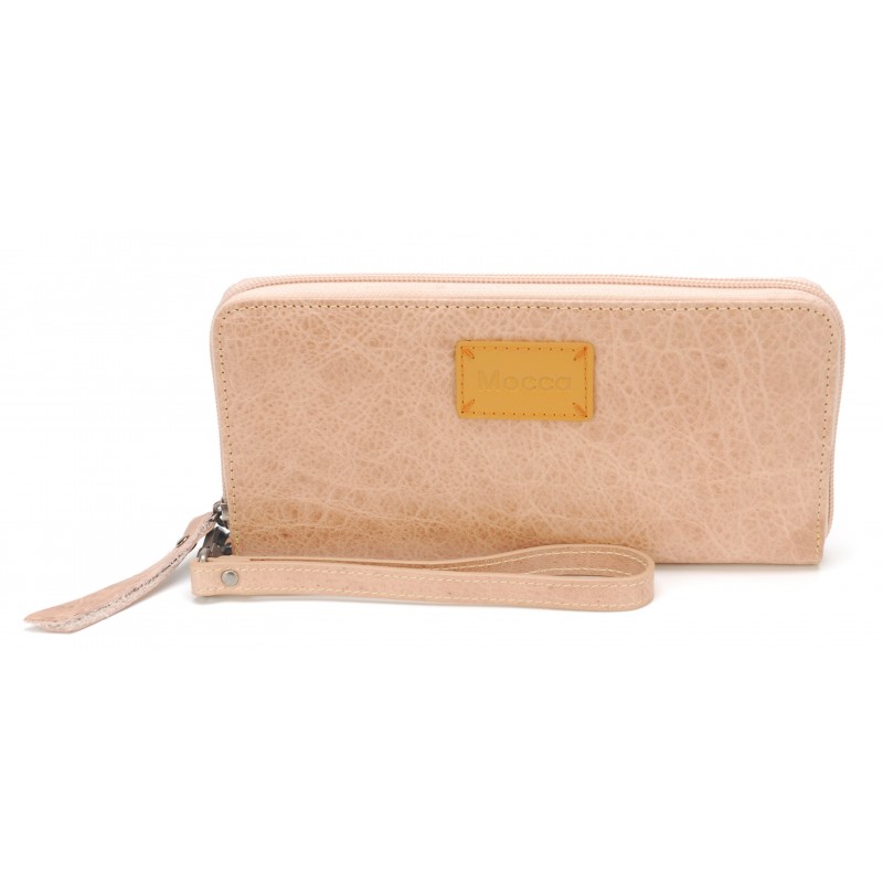 Compagnon zippée cuir vachette Marie - M39-189 Compagnon zippée cuir vachette Marie - M39-189