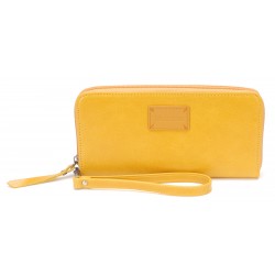 Compagnon zippée cuir vachette Marie - M39-189