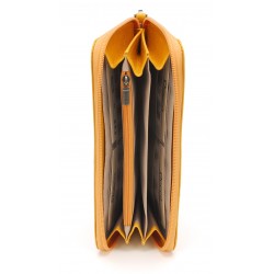 Compagnon zippée cuir vachette Marie - M39-189