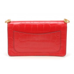 sac pochette Romy cuir façon croco