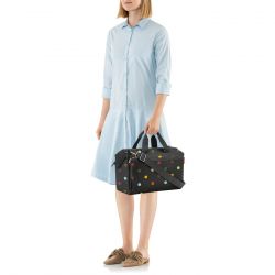 Sac de Voyage Allrounder S Pocket Dots en Toile - Reisenthel