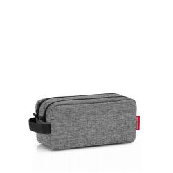 Trousse de Toilette Duocase Twist Silver en Toile - Reisenthel