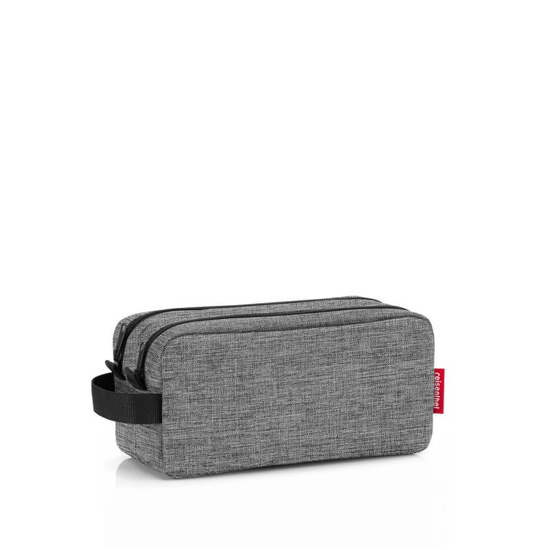 Trousse de Toilette Duocase Twist Silver en Toile - Reisenthel Trousse de Toilette Duocase Twist Silver en Toile - Reisenthel