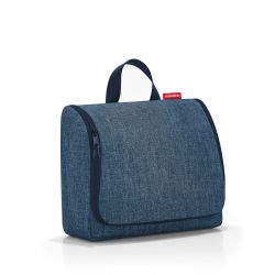 Trousse de Toilette Toiletbag XL Twist Blue en Toile - Reisenthel