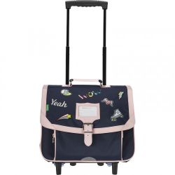 Cartable à Roulettes 38 cm Kelly Bleu - Tann's