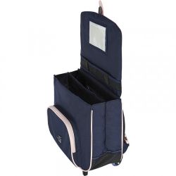 Cartable à Roulettes 38 cm Kelly Bleu - Tann's