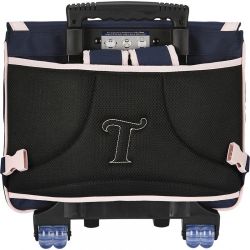 Cartable à Roulettes 38 cm Kelly Bleu - Tann's