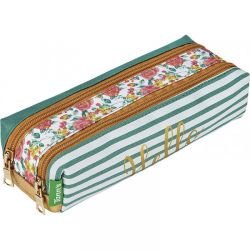 Trousse Double Lucie Vert d'Eau - Tann's