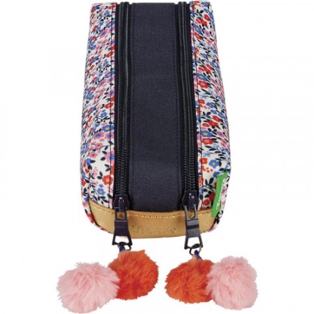 Trousse Double Antonia Bleu - Tann's