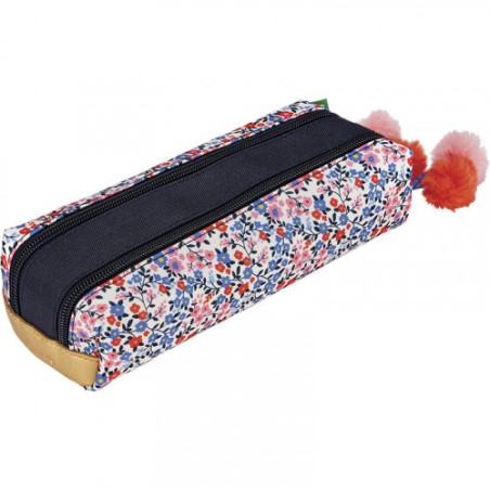 Trousse Double Antonia Bleu - Tann's