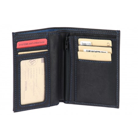 Portefeuille Louis en Cuir Vachette Gras - Arthur & Aston
