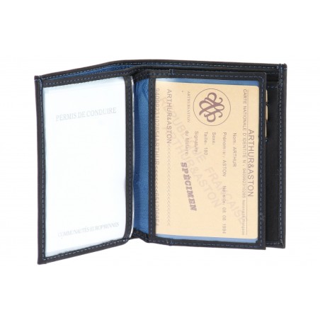 Portefeuille Louis en Cuir Vachette Gras - Arthur & Aston