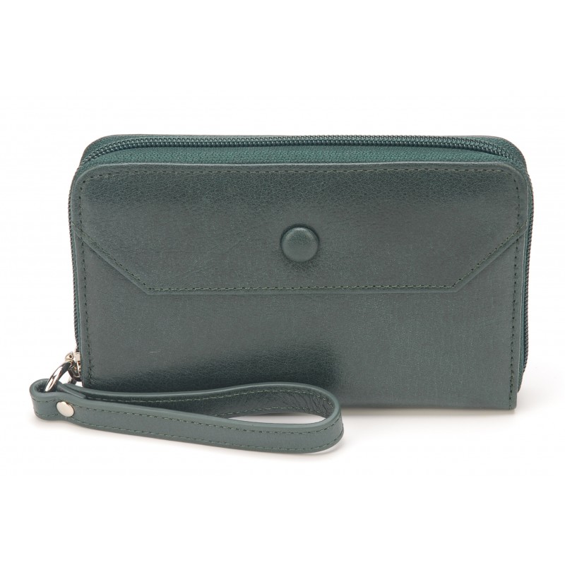 Porte-monnaie Juliette en cuir de buffle