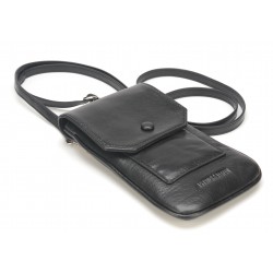 Pochette téléphone en cuir de buffle